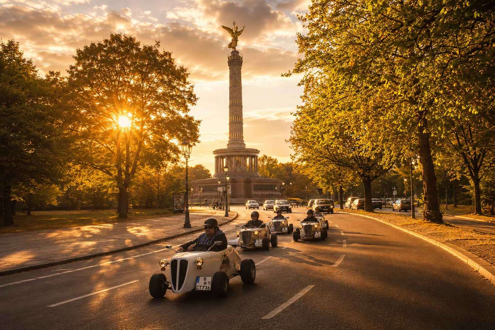 Berlino: Tour panoramico della città in auto a bordo di una Mini Hot Rod