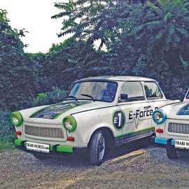 Berlino: Tour della città E-Trabi