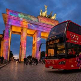 Tour delle luci di Berlino in autobus con soste foto