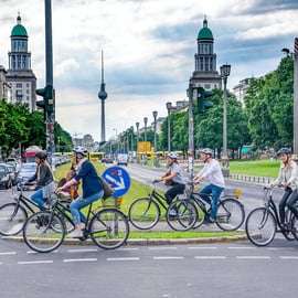 Berlino alternativa in bicicletta: Kreuzberg e Friedrichshain