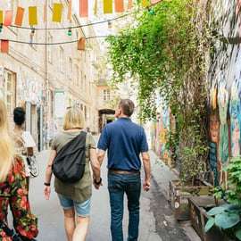 Tour dei cortili nascosti di Berlino con guida a piedi