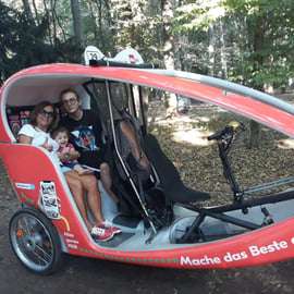 Tour di Berlino in risciò elettrico con prelievo