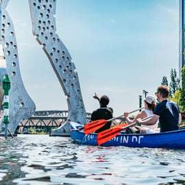 Berlino: Tour guidato in canoa