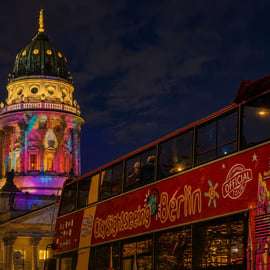 Tour delle luci di Berlino in autobus con soste foto