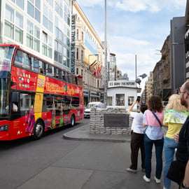 Autobus hop-on hop-off a Berlino con 18 fermate