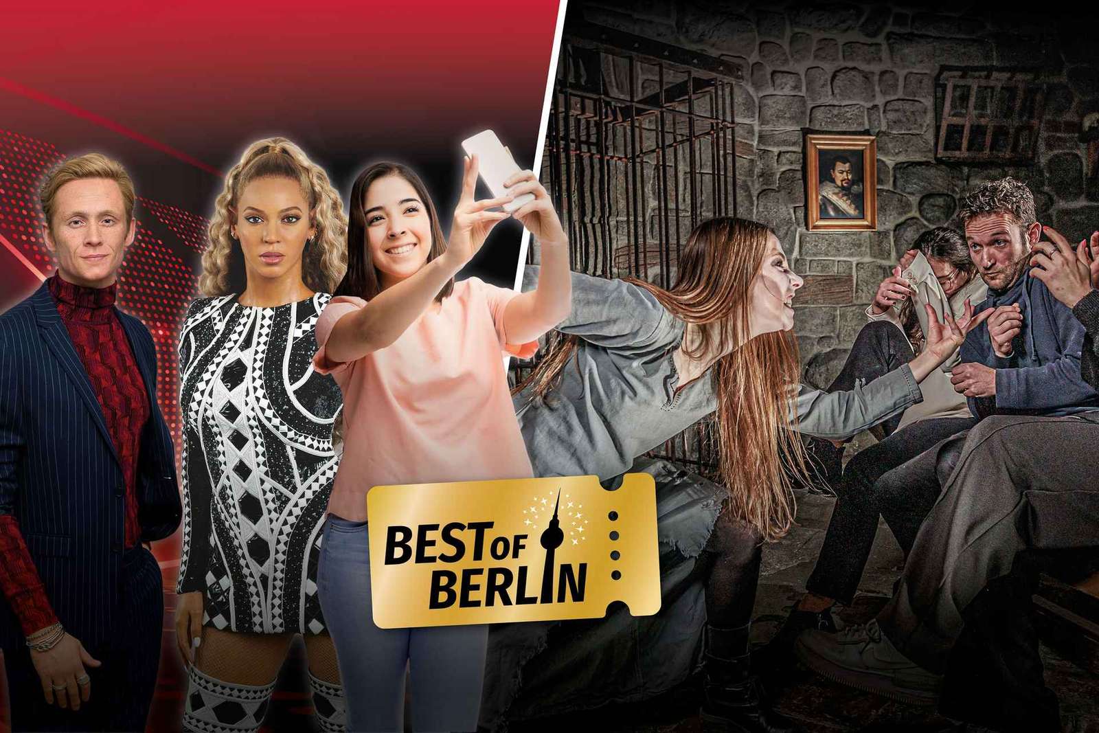 Berlino: Biglietto cumulativo per il Museo Madame Tussauds e il Dungeon di Berlino