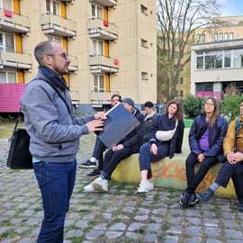 Architettura moderna a Berlino: l'Hansaviertel a piedi
