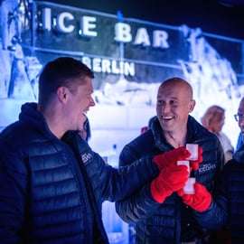 Icebar Berlino: bar di ghiaccio con tre drink