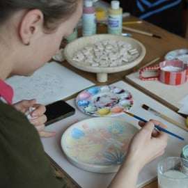 Berlino Mitte: pittura su ceramica – ritiro già il giorno successivo