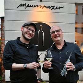 Degustazione di vini tedeschi al Mauerwinzer di Berlino