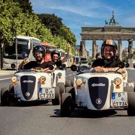 Berlino: Tour panoramico della città in auto a bordo di una Mini Hot Rod